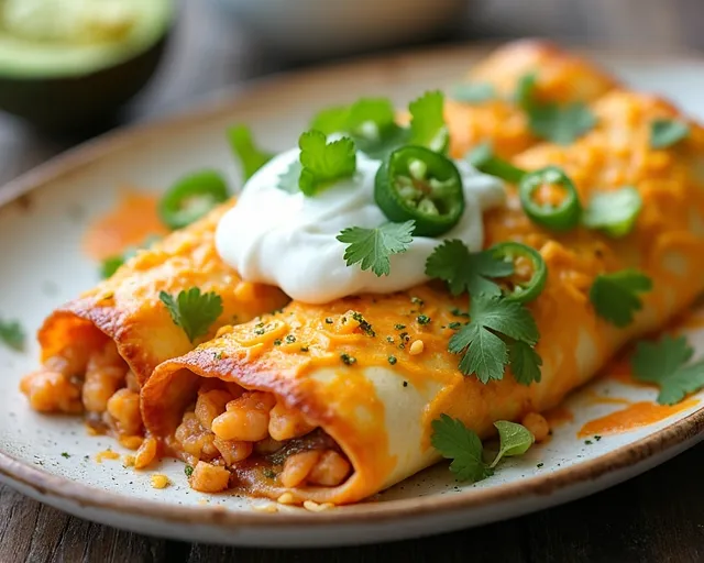 Seafood Enchilada Verde Casserole