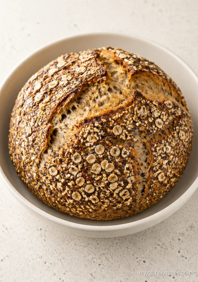Seeded Multigrain Dutch Oven Bread