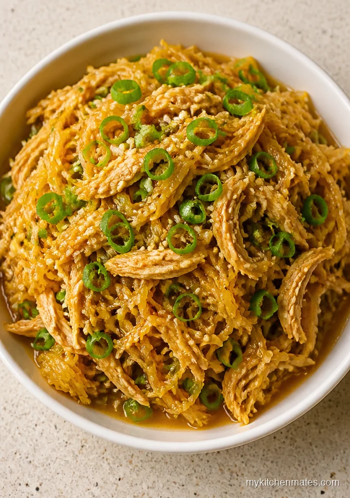 Sesame Ginger Chicken Spaghetti Squash