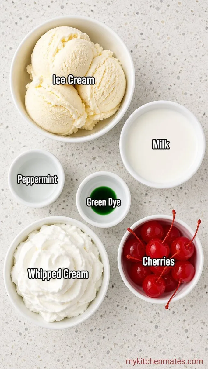 4-Ingredient Shamrock Shake Copycat Ingredients