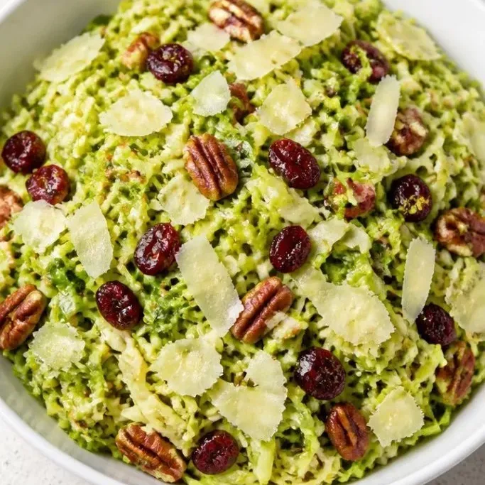 15-Minute Shaved Brussels Sprouts Salad with Lemon Vinaigrette shaved brussels sprouts salad