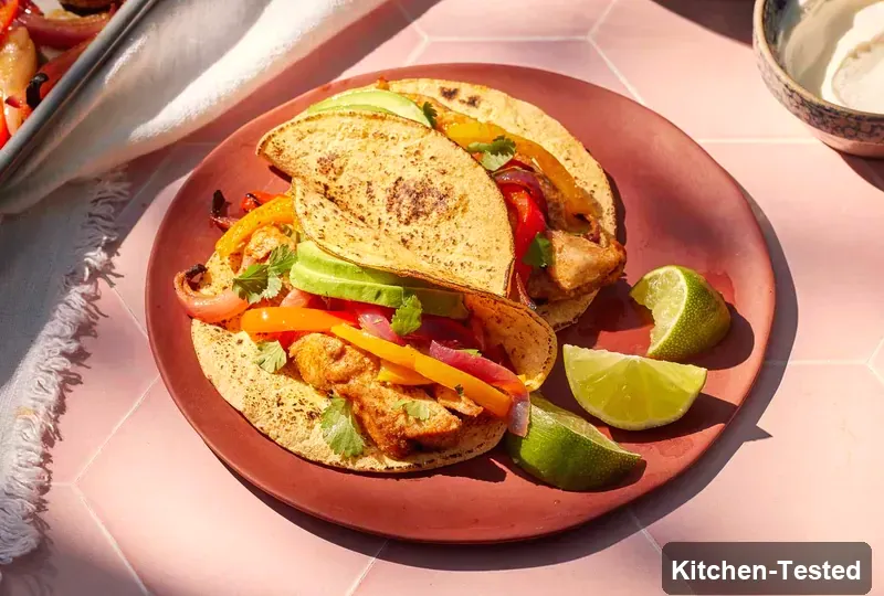 Sheet-Pan Chicken Fajitas sheet pan chicken fajitas