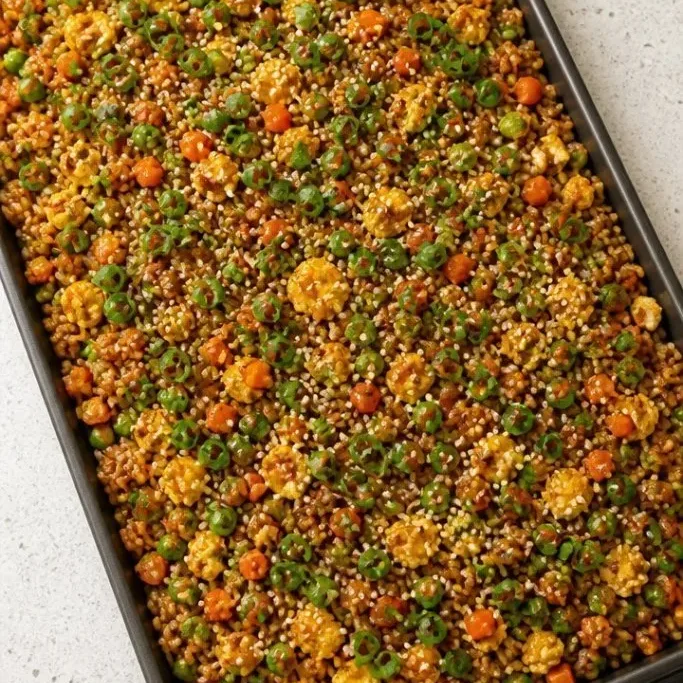 Sheet Pan Fried Rice