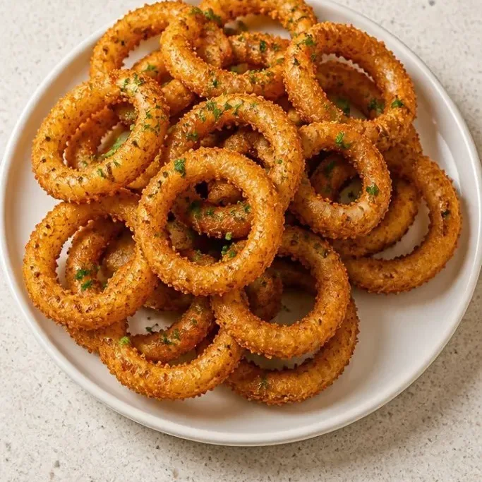 Sheet Pan Onion Rings