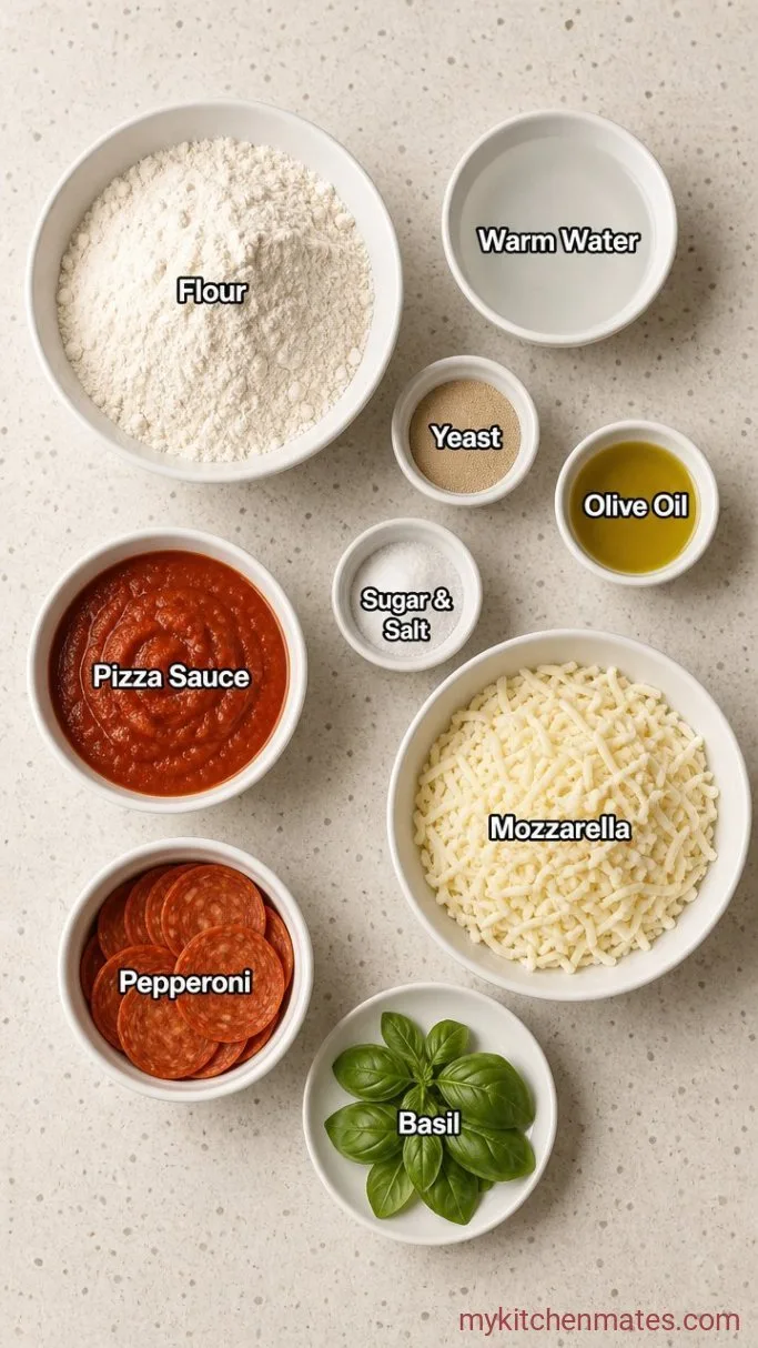Crispy Sheet Pan Pizza for a Crowd Ingredients