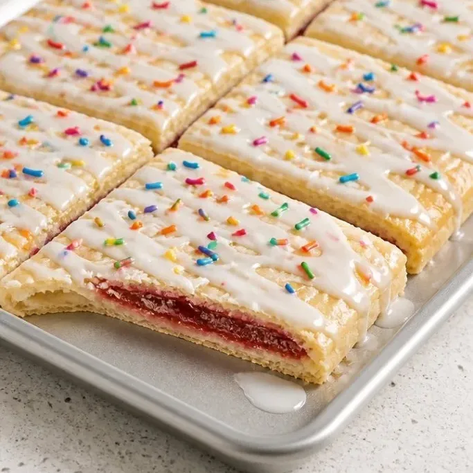 Easy Sheet Pan Pop Tarts with Strawberry Filling Sheet Pan Pop Tart