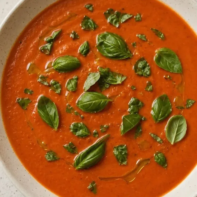 Sheet Pan Roasted Tomato and Red Pepper Soup Sheet Pan Soup