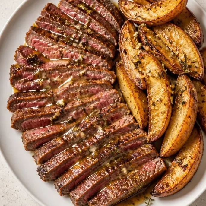Sheet Pan Steak And Fries