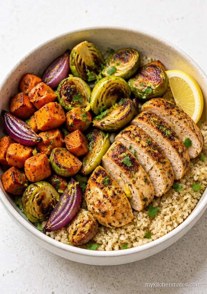 Sheet Pan Sweet Potato Bowl