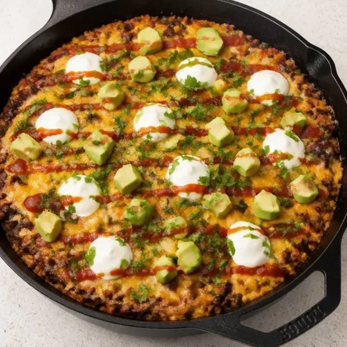 30-Minute Sheet Pan Taco Bake with Crispy Tortillas Sheet Pan Taco Bake