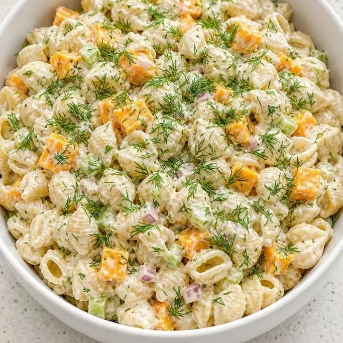 Creamy Shell Pasta Salad (The One That Gets Better Overnight) Shell Pasta Salad
