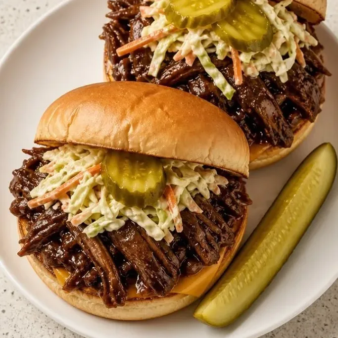 Shredded Beef Sandwiches