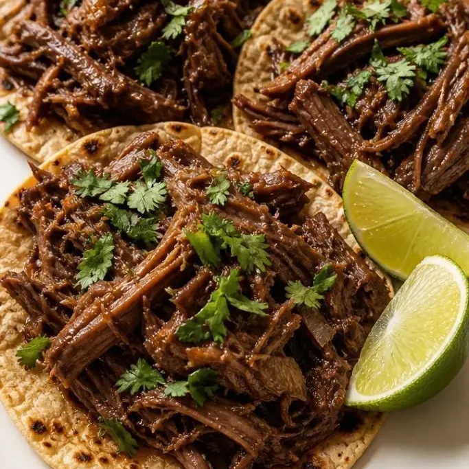 Tender Slow Cooker Shredded Beef Tacos (With Just 10 Minutes of Prep) Shredded Beef Tacos Crockpot