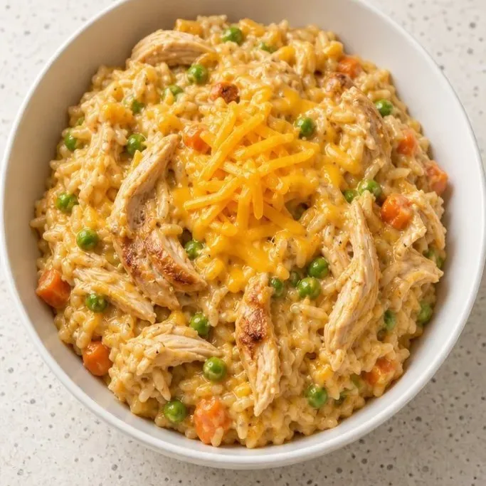 Shredded Chicken and Rice
