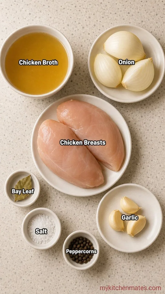 20-Minute Juicy Shredded Chicken Breast Ingredients