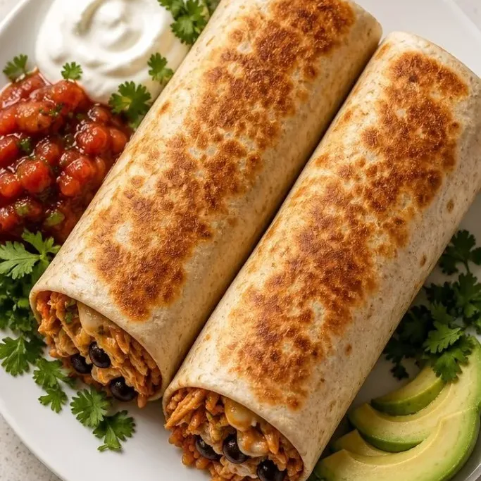 30-Minute Shredded Chicken Burritos Shredded Chicken Burritos