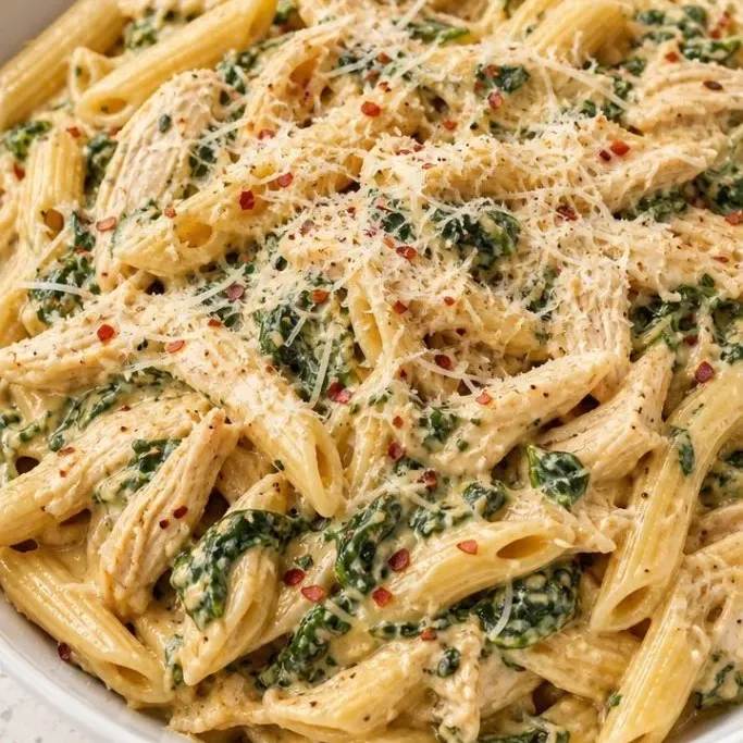 Creamy Shredded Chicken Pasta in 30 Minutes Shredded Chicken Pasta