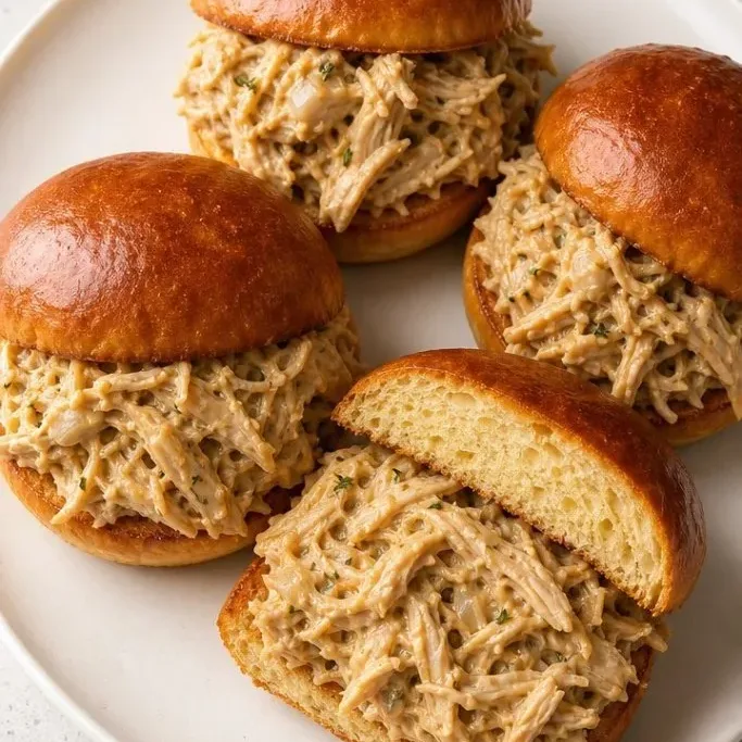 Shredded Chicken Sandwiches