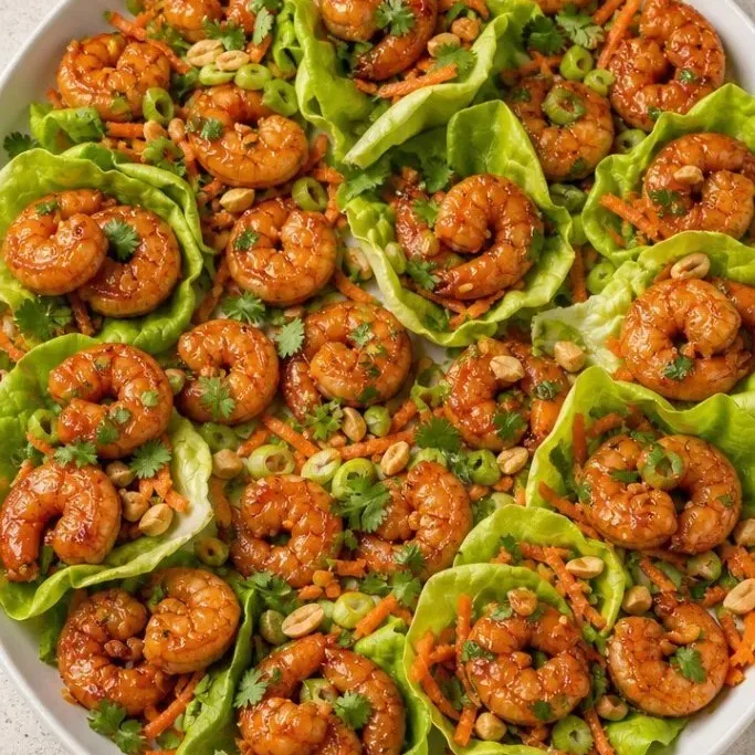 Shrimp Lettuce Wraps