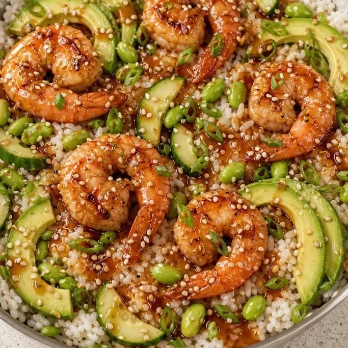 15-Minute Shrimp Rice Bowls Shrimp Rice Bowl