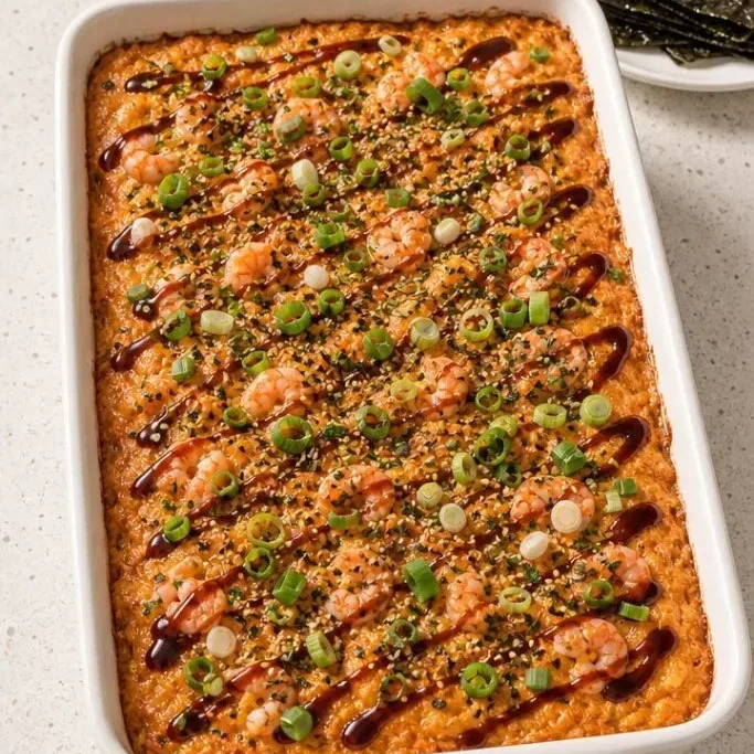 Shrimp Sushi Bake