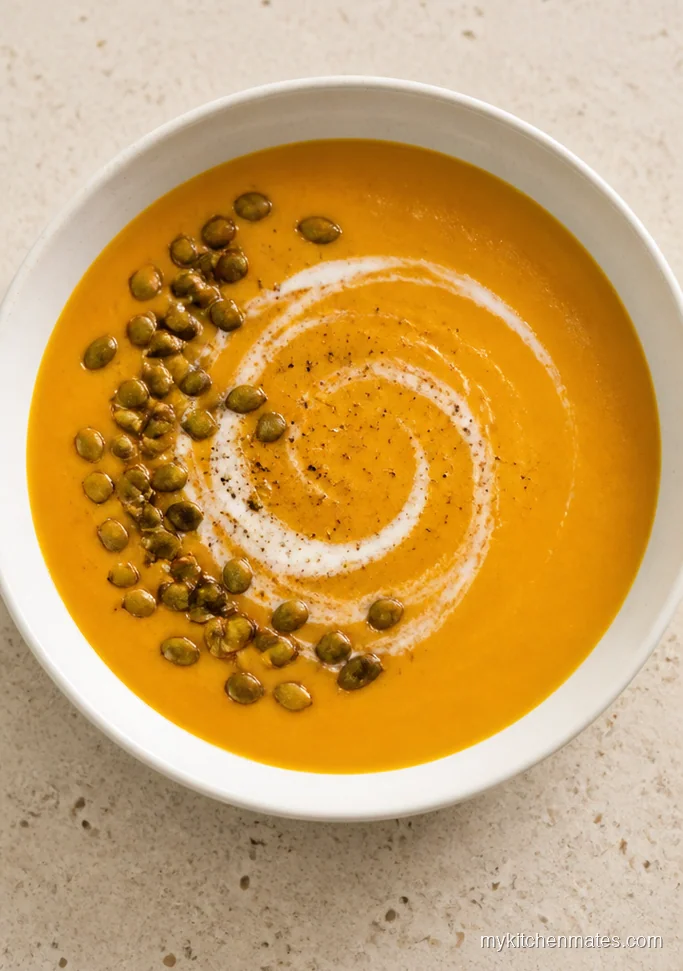 Silky Roasted Butternut Squash Soup