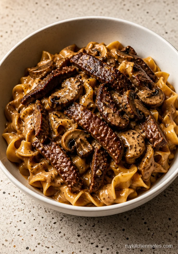 Sirloin Steak Stroganoff