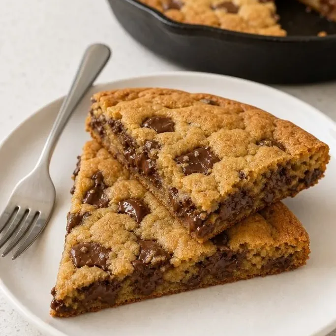 Giant Gooey Cast Iron Skillet Cookie Skillet Cookie Cast Iron