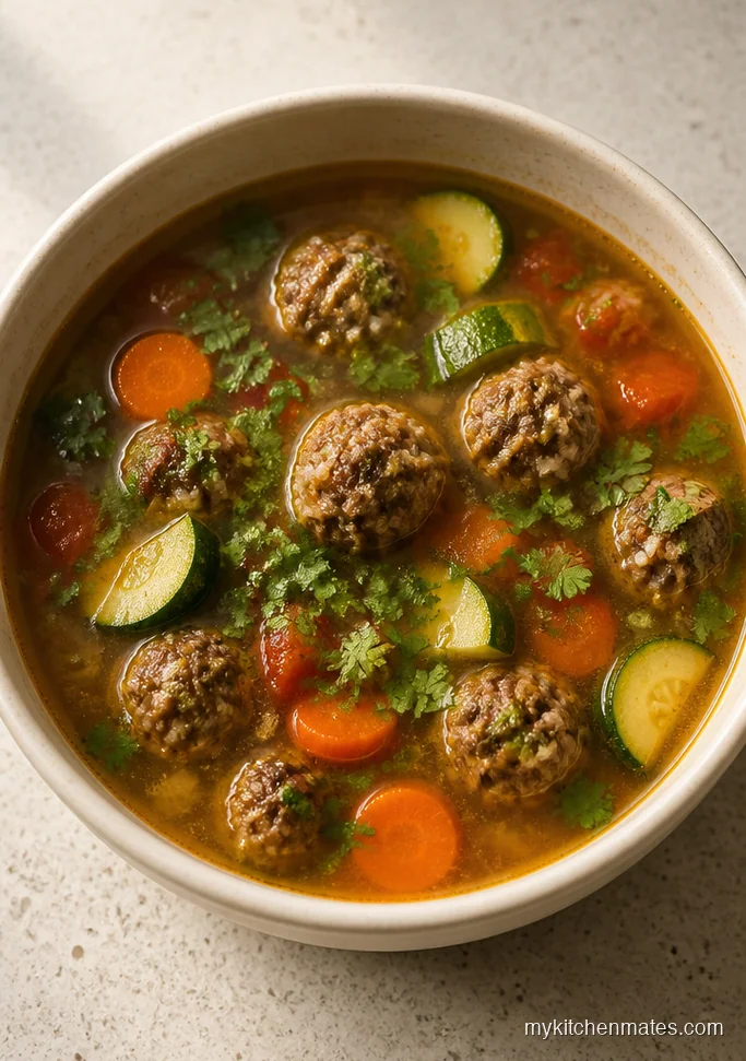 Slow Cooker Albondigas Soup