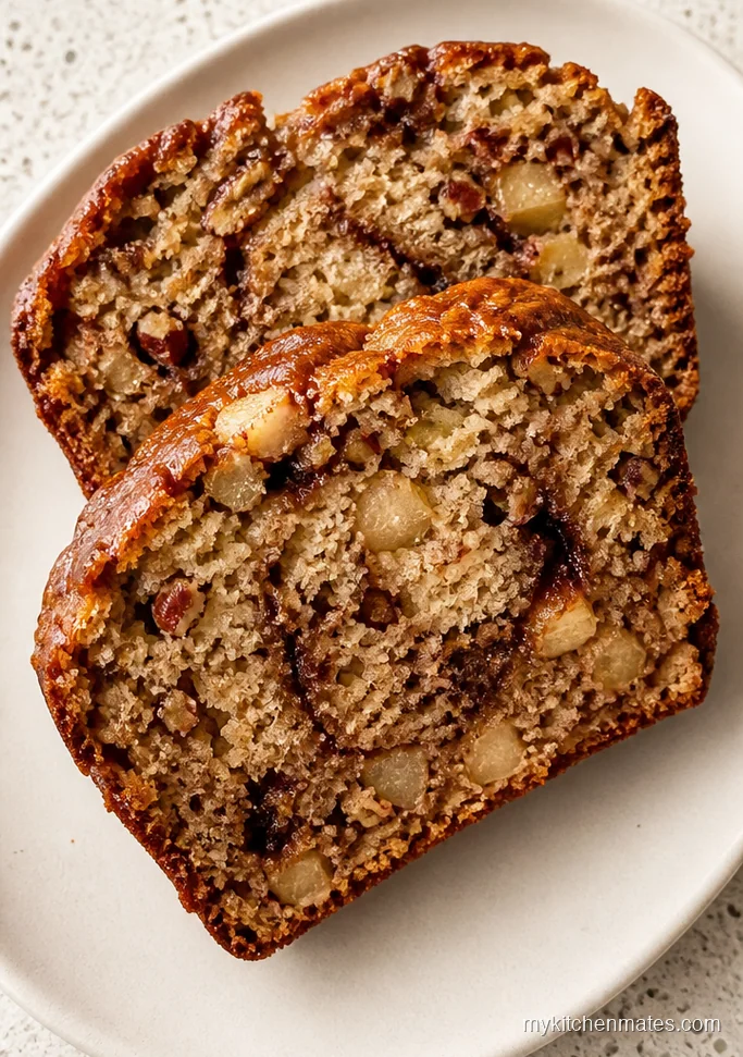 Slow Cooker Apple Cinnamon Breakfast Bread