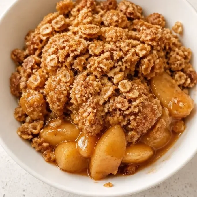 slow cooker apple crisp