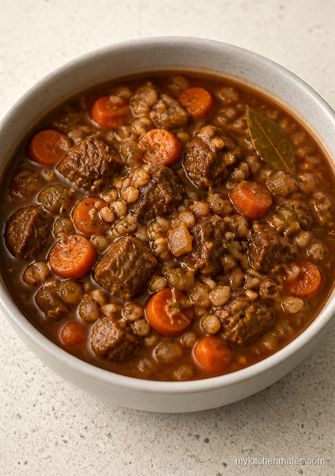 Slow Cooker Beef and Barley Stew
