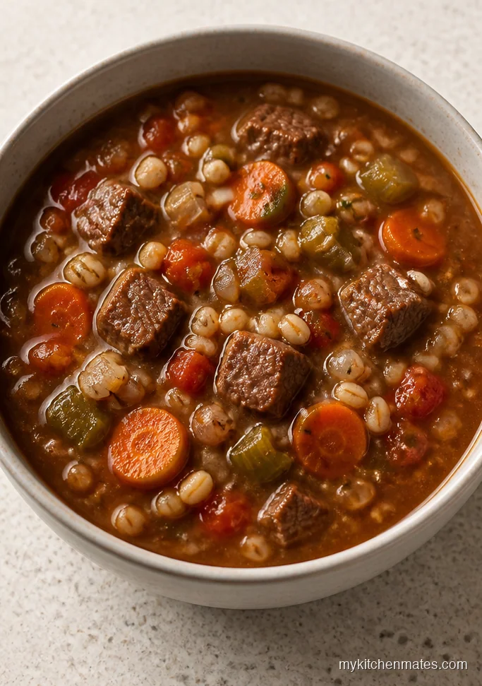 11 Vegetable Beef Soup Recipes That Turn One Pot Into Dinner Slow Cooker Beef and Barley Vegetable Soup