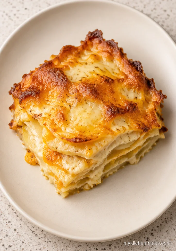 Slow Cooker Cheesy Scalloped Potatoes