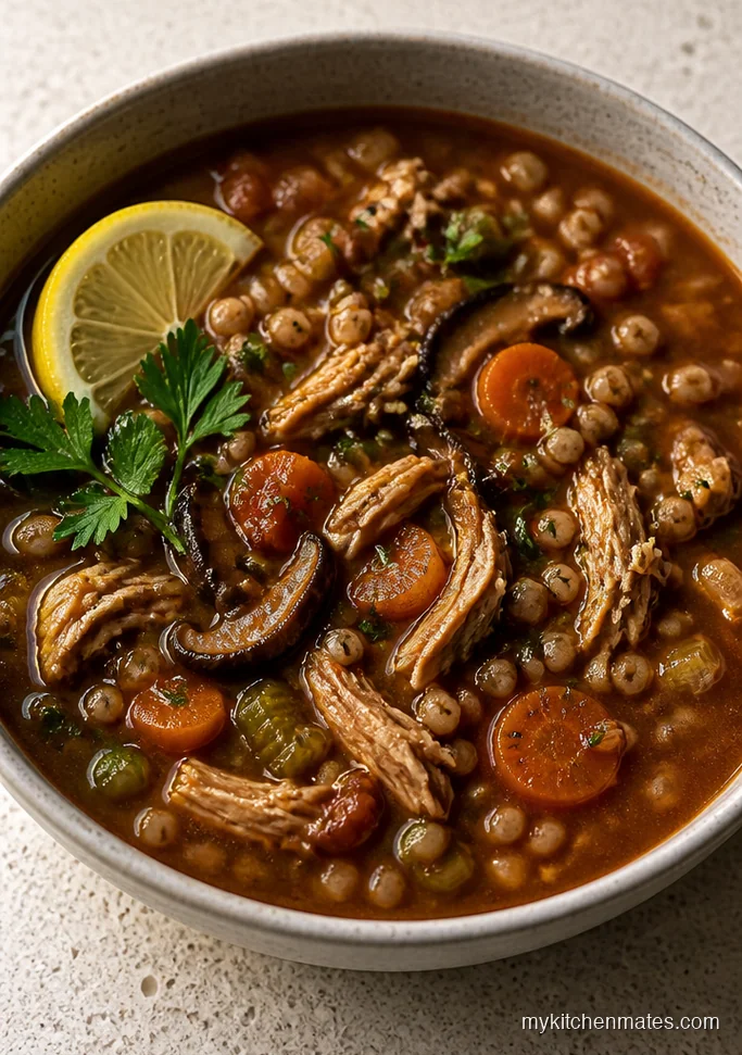 Slow Cooker Chicken and Barley Soup
