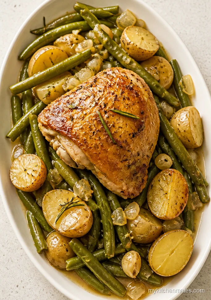 Slow Cooker Chicken And Green Bean Pot