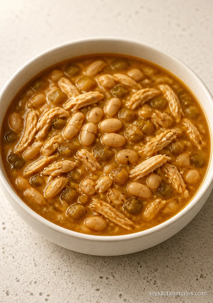Slow Cooker Chicken and White Bean Chili