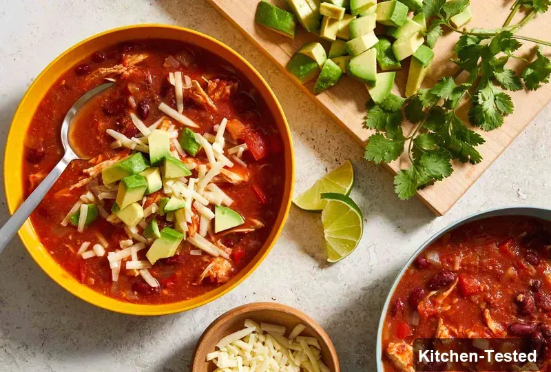 Slow-Cooker Chicken Chili slow cooker chicken chili