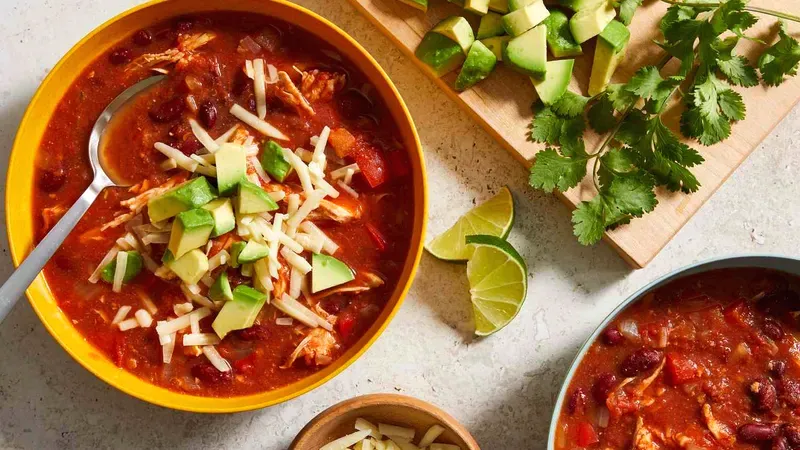 Slow-Cooker Chicken Chili Food photo of Slow-Cooker Chicken Chili
