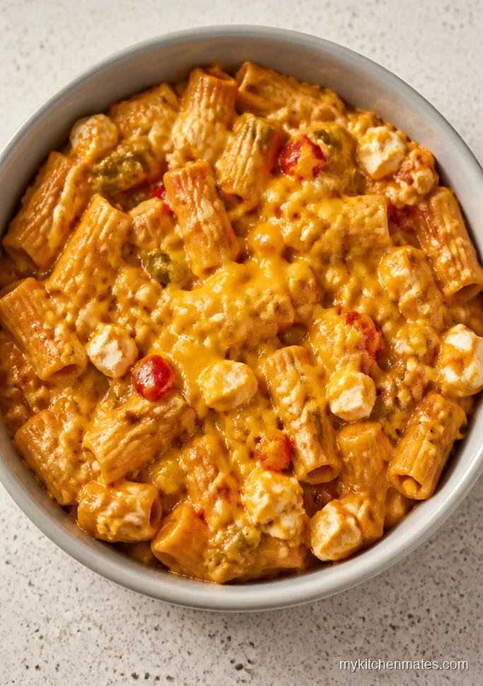 Slow Cooker Chicken Enchilada Pasta