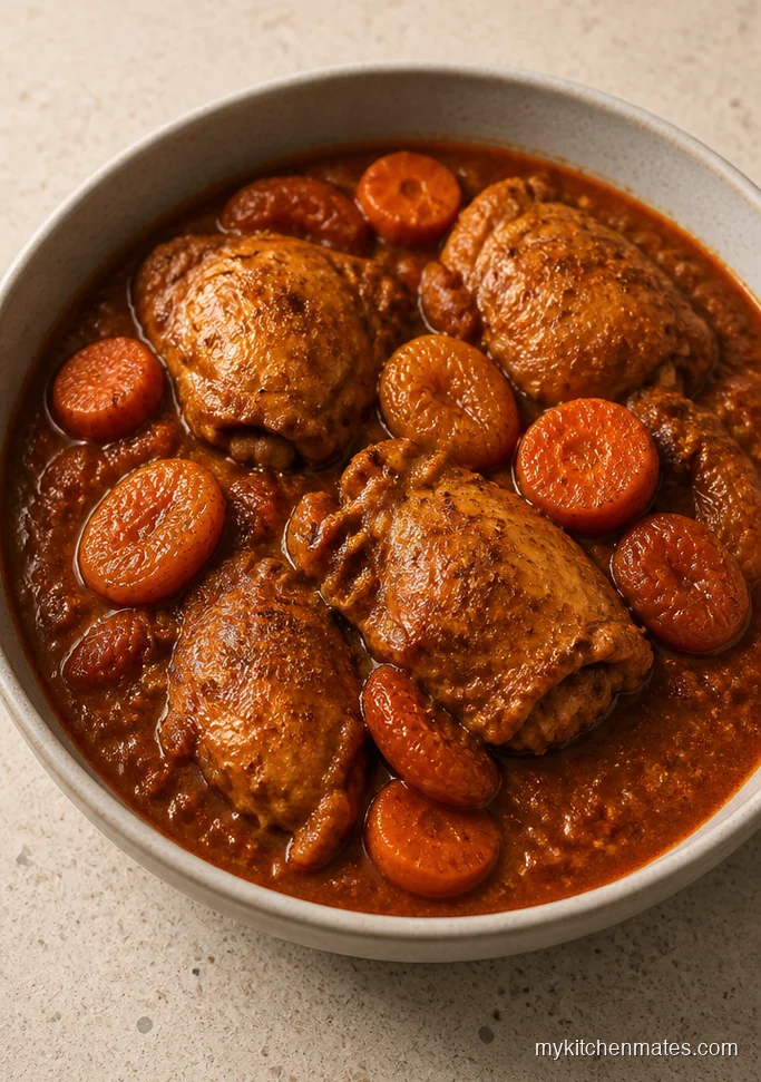 Slow Cooker Chicken Tagine with Apricots