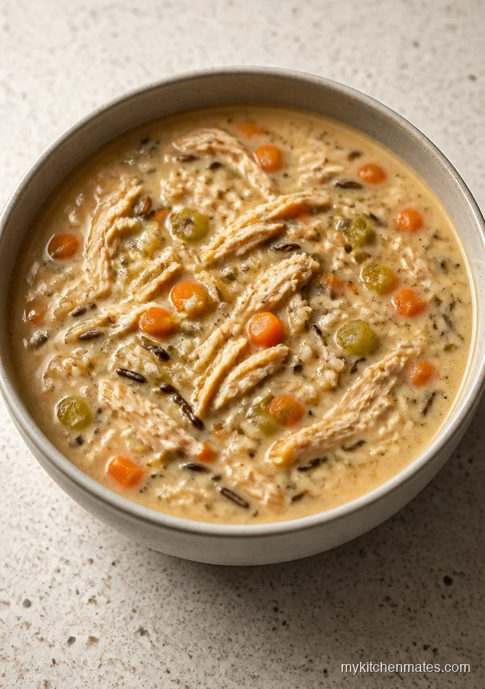 Slow Cooker Chicken Wild Rice Soup