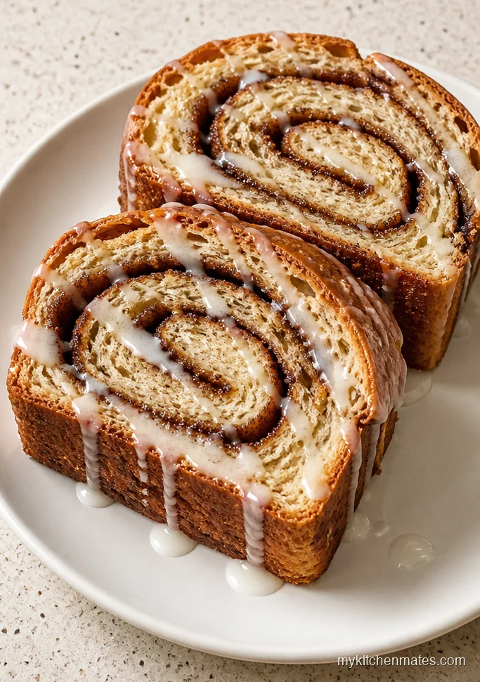 Slow Cooker Cinnamon Roll Bread