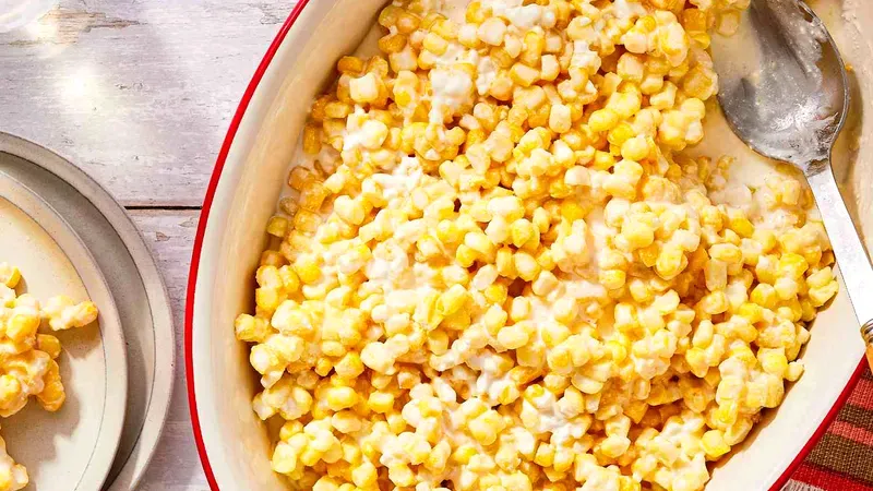 Slow-Cooker Corn Casserole Food photo of Slow-Cooker Corn Casserole