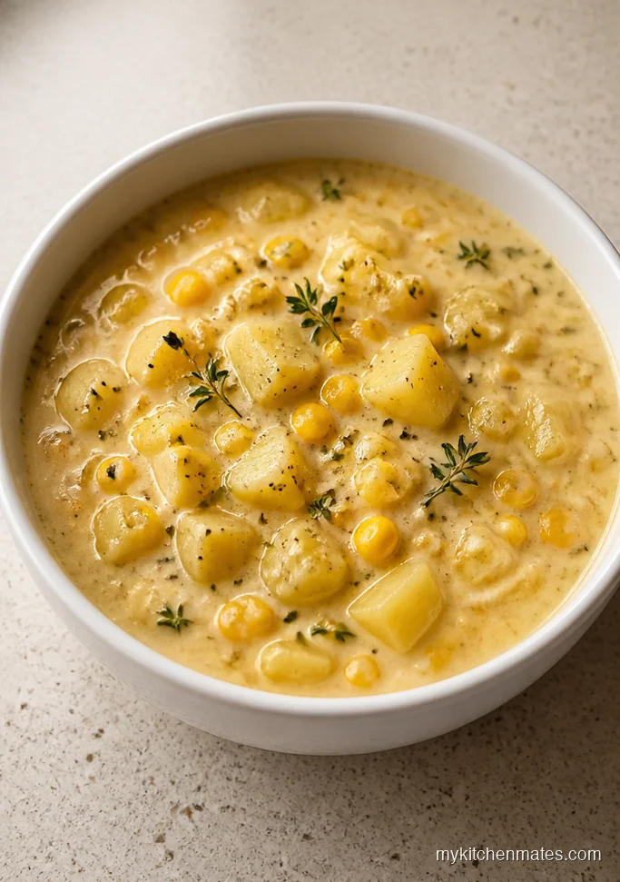 Slow Cooker Corn Potato Chowder