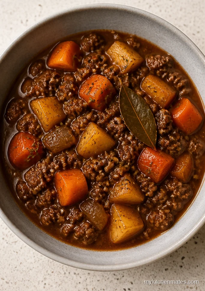 10 Ground Beef Stew Recipes for Big Flavor on a Weeknight Slow Cooker Ground Beef Stew with Root Vegetables