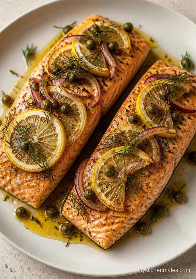 Slow Cooker Lemon Dill Salmon