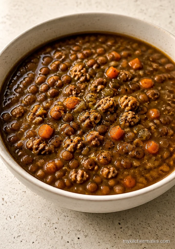 Slow Cooker Lentil and Turkey Sausage Soup