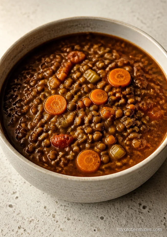 Slow Cooker Lentil and Vegetable Soup