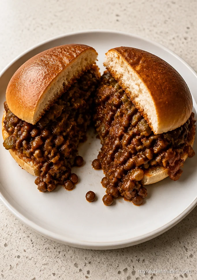 Slow Cooker Lentil Sloppy Joes